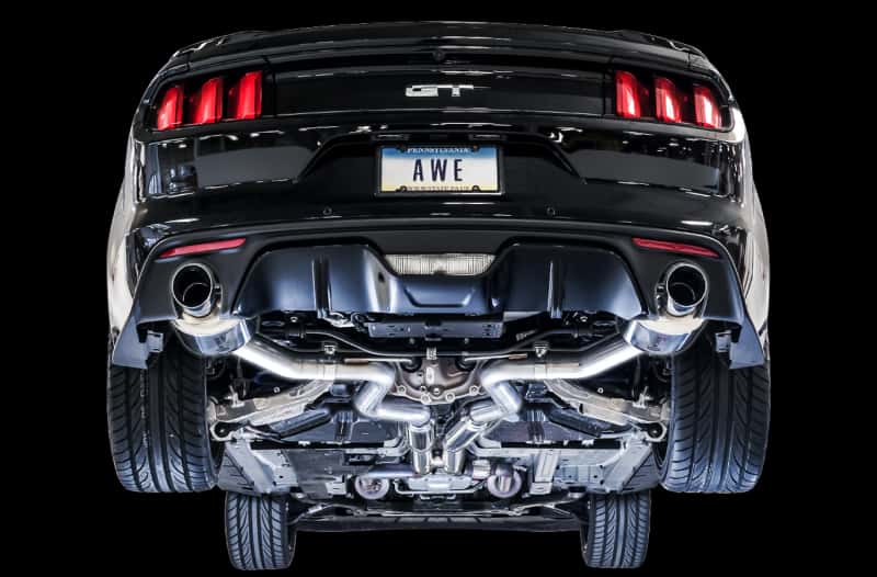 AWE Tuning — AWE Tuning S550 Mustang GT Cat-back Exhaust - Touring Edition (Chrome Silver Tips)
Touring Exhaust - view 3