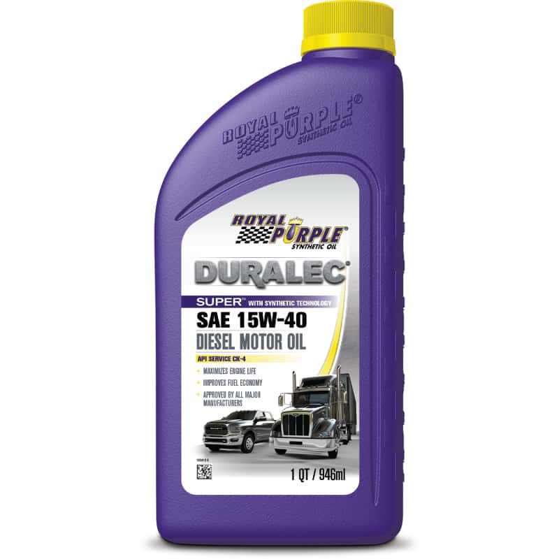Royal Purple — Royal Purple Duralec Super Diesel 15W40 CK-4 Motor Oil - 1 Quart
Diesel Engine Oil - view 1