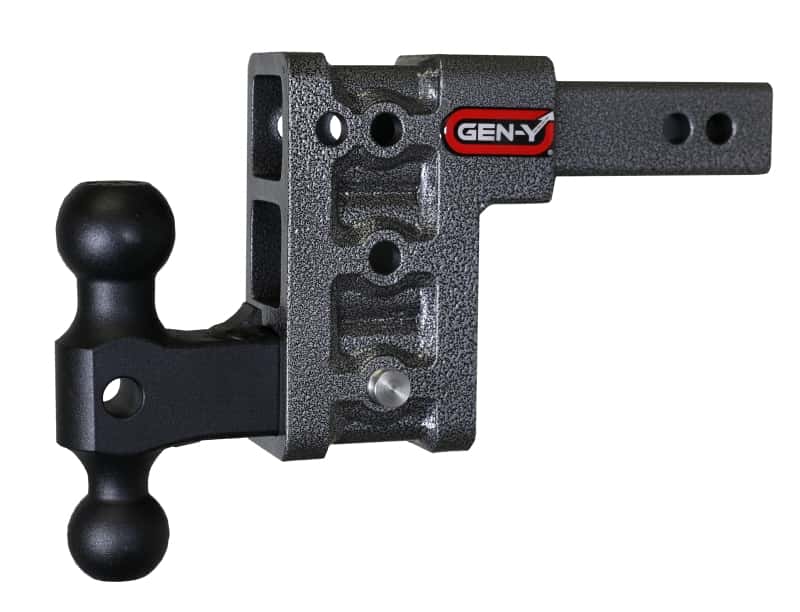 GEN-Y Hitch — Gen-Y Mega Duty 2in Shank 5in Drop 2K TW 16K Hitch w/GH-051 Dual-Ball
Drop Hitch - view 2