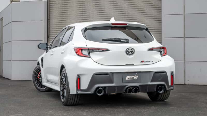 Borla — Borla 23-24 Toyota GR Corolla ATAK Cat Back System w/ Black Tips
Cat-Back System - view 2