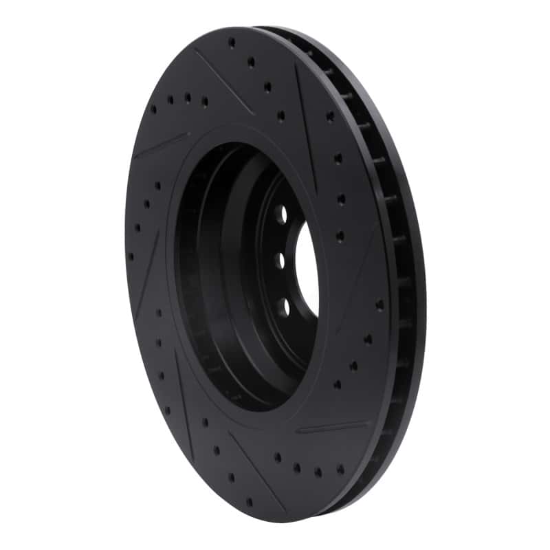 R1 Concepts — R1 07-15 BMW 335I xDrive Front Left Drilled & Slotted Black Brake Rotor
R1 Brake Rotor Drill - view 4
