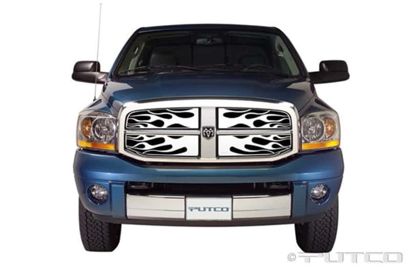 Putco — Putco 06-08 Ram 1500/2500/3500- Replacement Flaming Inferno Stainless Steel Grille
Grille Insert - view 2