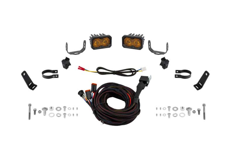 Diode Dynamics — Diode Dynamics Stage Series 1 3/4 In Roll Bar Chase Light Kit SSC2 Sport - Yellow (Pair) - view 3