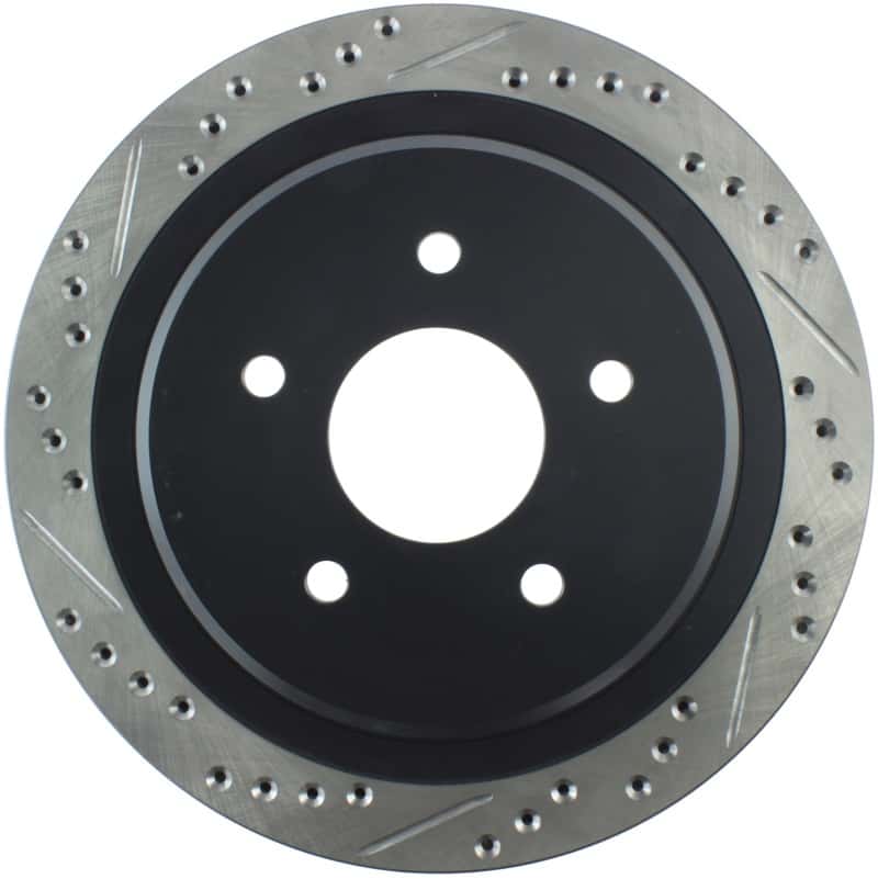 Stoptech — StopTech 97-10 Chevy Corvette Slotted & Drilled Rear Right Rotor
Slot/Drill Rotor - view 1