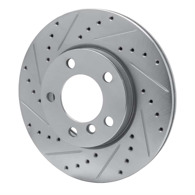 R1 Concepts — R1 11-16 Mini Cooper Paceman Front Left Drilled & Slotted Silver Brake Rotor
R1 Brake Rotor Drill - view 2