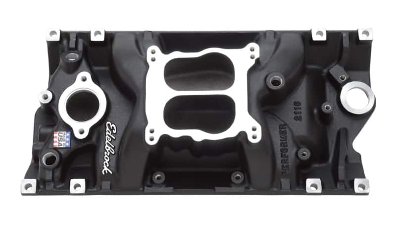 Edelbrock — Edelbrock Intake SBC Performer Vortec Black
MANIFOLD - view 2