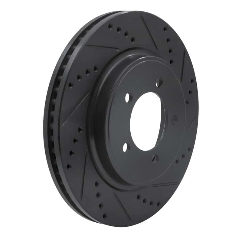 R1 Concepts — R1 06-10 Ford Explorer Sport Trac Front Right Drilled & Slotted Black Brake Rotor
R1 Brake Rotor Drill - view 2