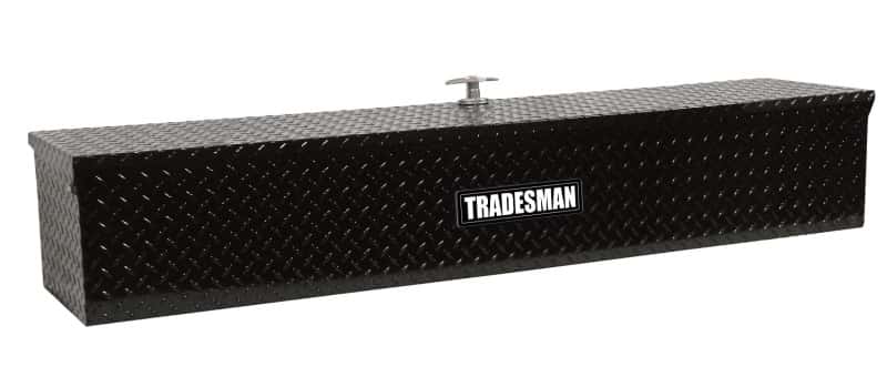 Tradesman — Tradesman Aluminum Flush Mount Truck Tool Box (48in.) - Black - view 1