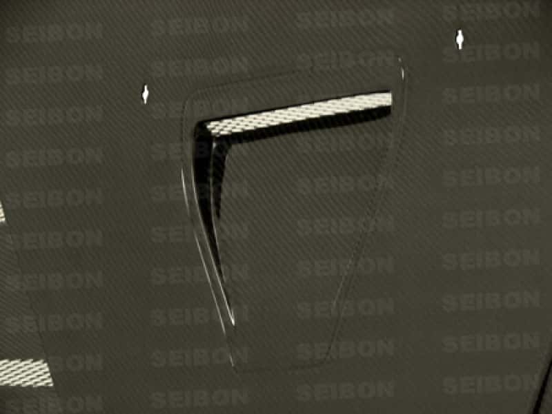 Seibon — Seibon 08-12 Mitsubishi Evo X TS-style Carbon Fiber Hood - view 9