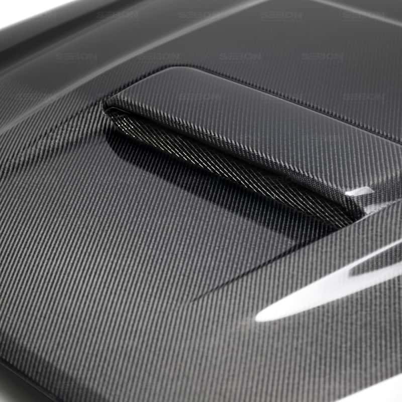 Seibon — Seibon 2018+ Toyota Tacoma TR-Style Carbon Fiber Hood - view 3