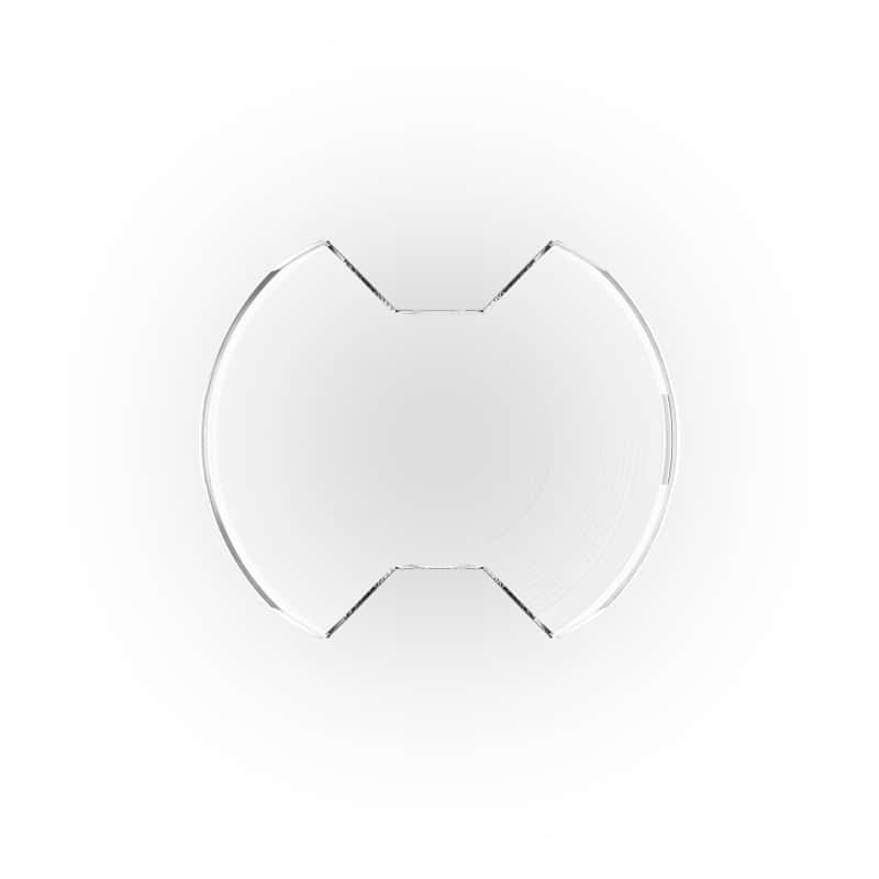 KC HiLiTES — KC HiLiTES SlimLite 6in Light Shield - SAE Driving Beam - Clear - view 1