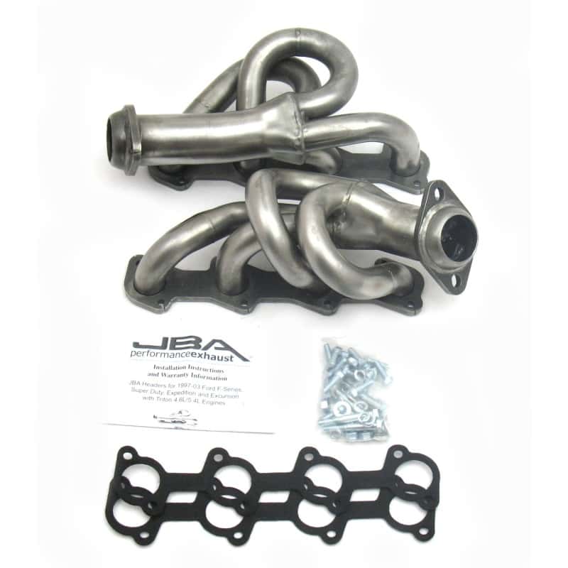 JBA — JBA 97-03 Ford F-150 4.6L 2V 1-1/2in Primary Raw 409SS Cat4Ward Header
Exhaust Header - view 2