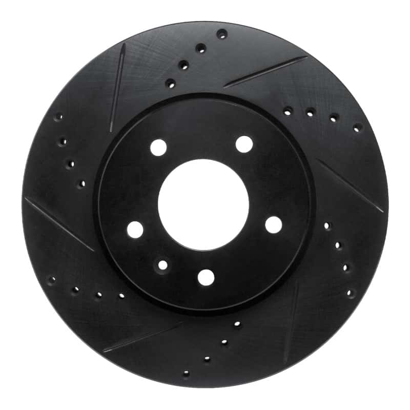 R1 Concepts — R1 07-15 Chevrolet Captiva Front Left Drilled & Slotted Black Brake Rotor
R1 Brake Rotor Drill - view 1