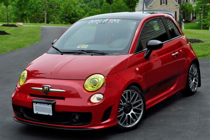 Rally Armor — Rally Armor 12-18 Fiat 500 Black UR Mud Flap w/Red Logo
Mud Flap - view 10