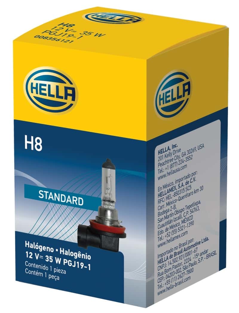 Hella — Hella Bulb H8 12V 35W PGJ19-1 T4
H8 Halogen Bulb - view 6