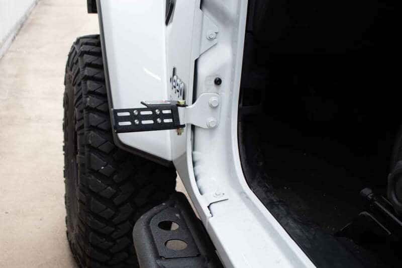 Fishbone Offroad — Fishbone Offroad 2007+ Jeep Wrangler/Gladiator Steel - Black Foot Peg Set - view 15