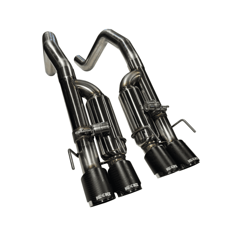 Kooks Headers — Kooks 09-13 Chevrolet Corvette Z06/ZR1 3in. Valved Axle-Back Exhaust w/ SS Tips
3in. Axle-Back
3" Axle-Back - view 3