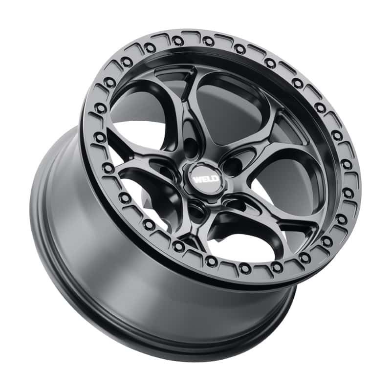 Weld — Weld Off-Road W901 17X9.0 Ledge Beadlock 5X127 ET-12 BS4.50 Satin Black 71.5 - view 2