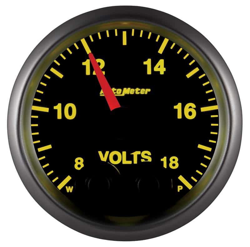 AutoMeter — Autometer Elite 52.4mm Peak & Warn w/ Electronic Control 8-18 Volt Voltmeter
GA 2" VOLT 18V ELITE - view 9