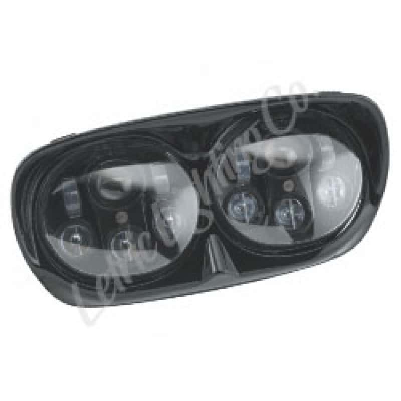 Letric Lighting — Letric Lighting 98-13 Glide Models LED Black Headlight & Housing Dual 5.75 Projector Lamps - view 2