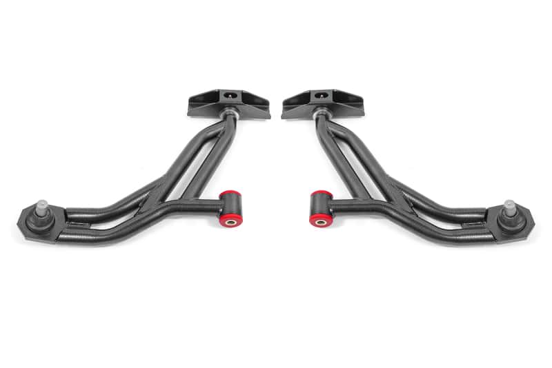 BMR Suspension — BMR 10-14 Ford Mustang / Shelby GT500 Non-Adj. Lower A-Arms (Poly/Delrin) - Black Hammertone
Lower Control Arms - view 2
