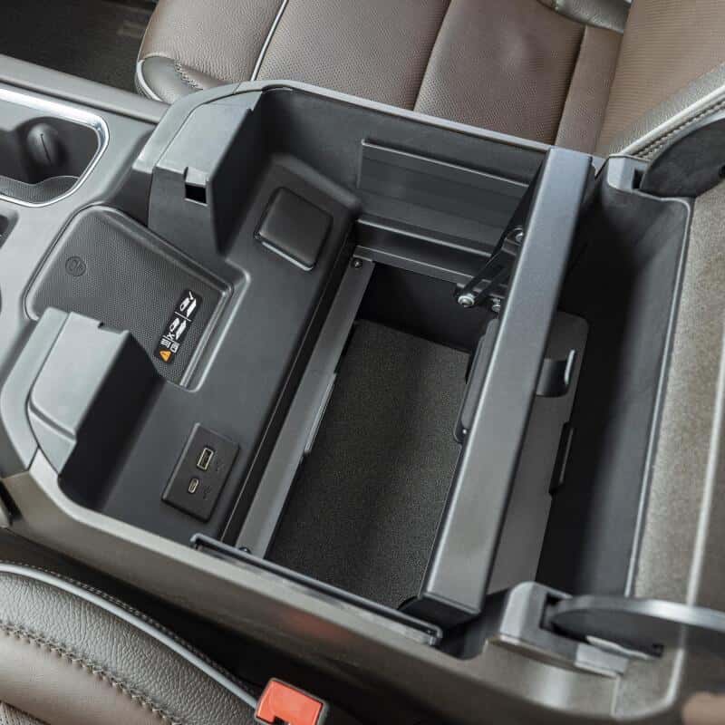 Tuffy Products — Tuffy Console Safe W/ Keyed Lock For Chevrolet Silverado W/ Wireless Charging Pad Console
Console Safe - view 7