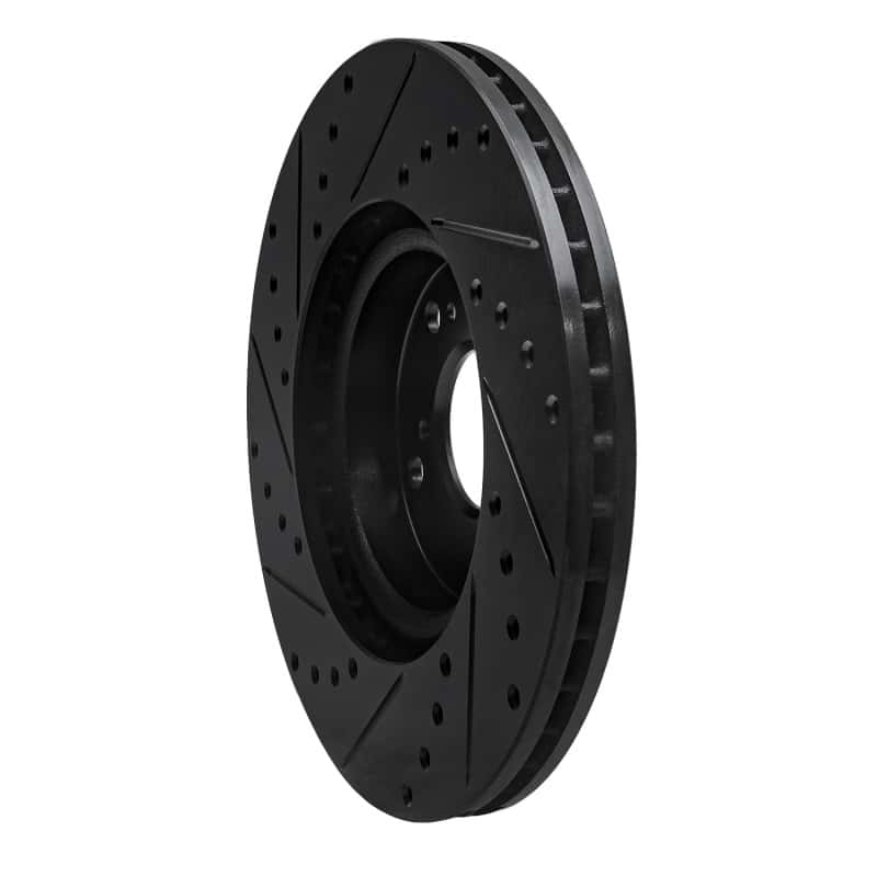 R1 Concepts — R1 02-15 Acura ILX Front Right Drilled & Slotted Black Brake Rotor
R1 Brake Rotor Drill - view 4