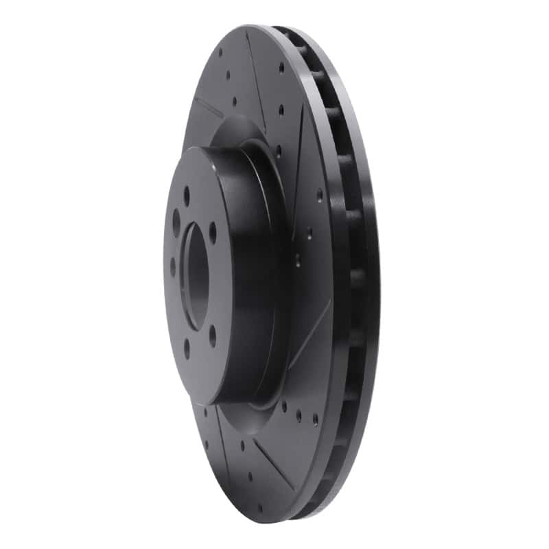 R1 Concepts — R1 06-17 Land Rover Discovery (Latin America) Front Right Drilled & Slotted Black Brake Rotor
R1 Brake Rotor Drill - view 2