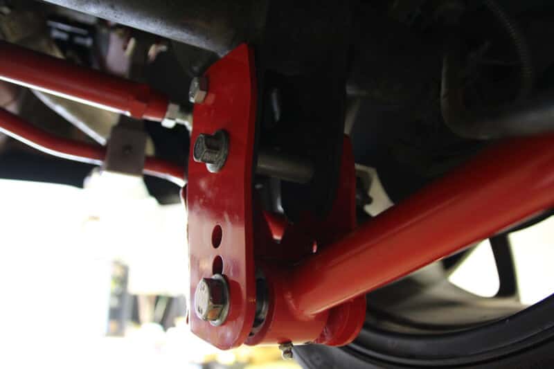 UMI Performance — UMI Performance 05-14 Ford Mustang Rear Control Arm Relocation Brackets- Bolt In
Control Arm Bracket - view 3