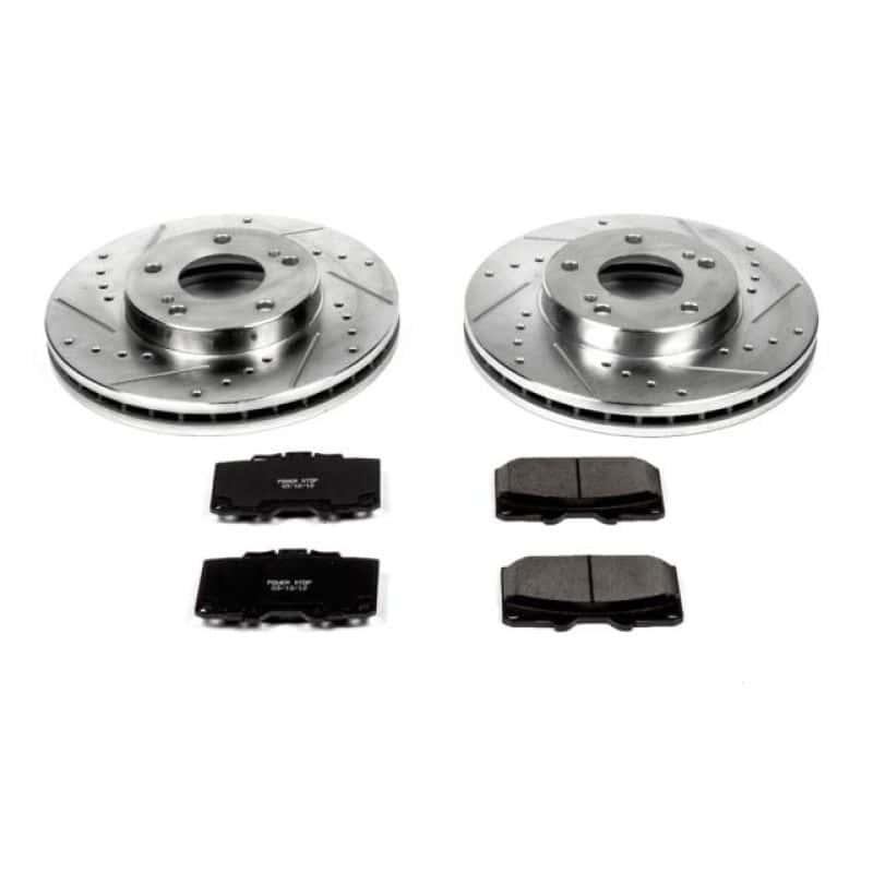 PowerStop — Power Stop 89-96 Nissan 300ZX Front Z23 Evolution Sport Brake Kit - view 1