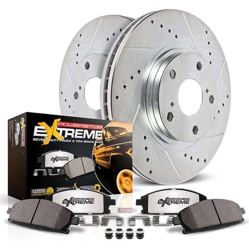 PowerStop — Power Stop 20-22 Chevrolet Silverado 2500 HD Front/Rear Z36 Truck & Tow Pad W/Hdw
Z36 Brake Pads - view 1