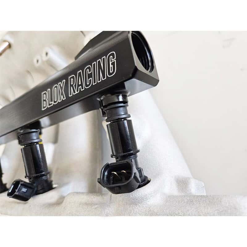 BLOX Racing — BLOX Racing Honda B-Series Xtreme Aluminum Fuel Rail - Black - view 8