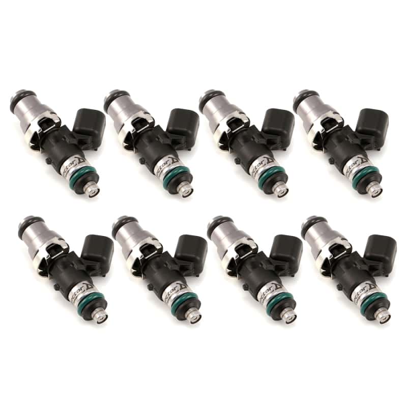 Injector Dynamics — Injector Dynamics 1340cc Injectors - 48mm Length - 14mm Grey Top - 14mm Lower O-Ring (Set of 8) - view 1