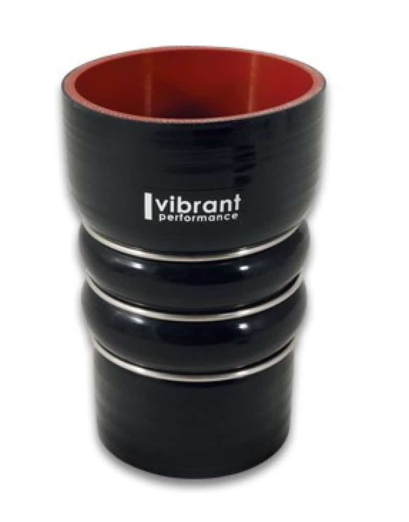 Vibrant — Vibrant Silicone Coupling 4 Ply Aramid CAC Transition Hose 3.25in x 3in Inlet/Outlet - Black
SilHoseCou3"x3.25x6"
Hose Coupler - view 3