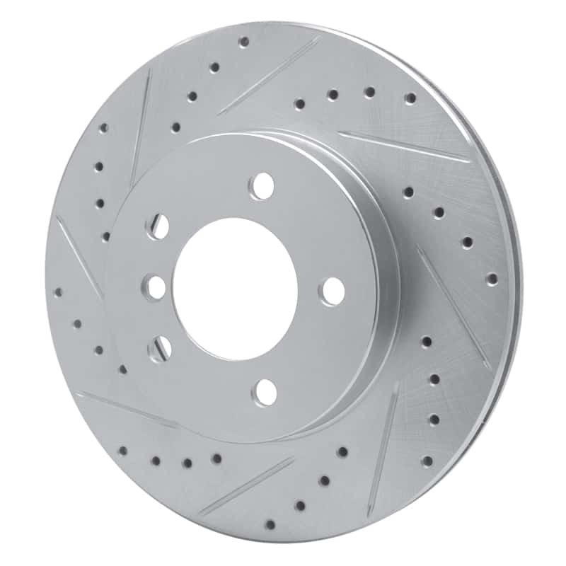 R1 Concepts — R1 99-08 BMW 325CI (USA/Canada) Front Left Drilled & Slotted Silver Brake Rotor
R1 Brake Rotor Drill - view 2