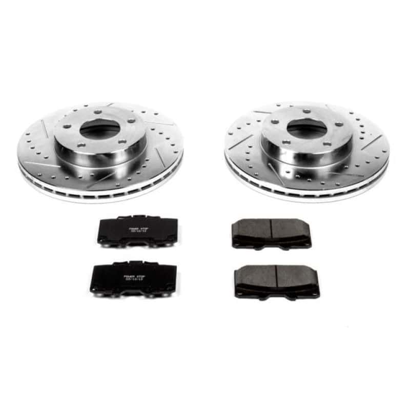 PowerStop — Power Stop 89-90 Nissan 300ZX Front Z23 Evolution Sport Brake Kit - view 1