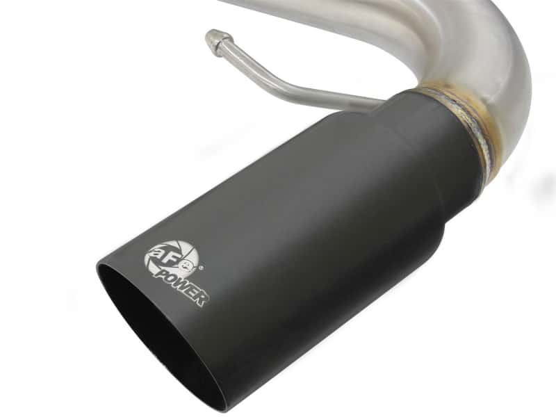 aFe — aFe MACHForce XP SS-304 Black Tip 3.0in-2.5in Dia Cat Back Exhaust 11-13 BMW 335i (E90/E92) 3.0L
Cat-Back Exhaust - view 6