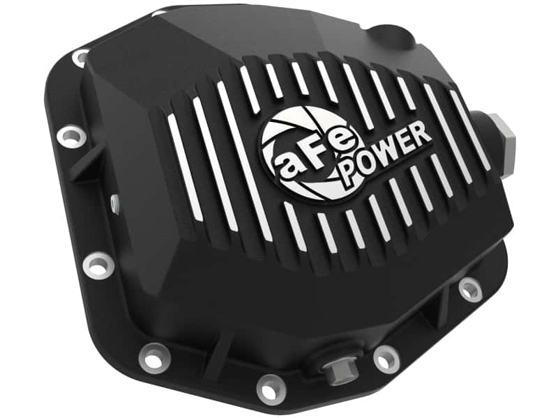 aFe — aFe 20-23 Jeep Gladiator JT (Dana M220) Pro Series Rear Differential Cover Black w/ Machined Fins
Differential Cover - view 2