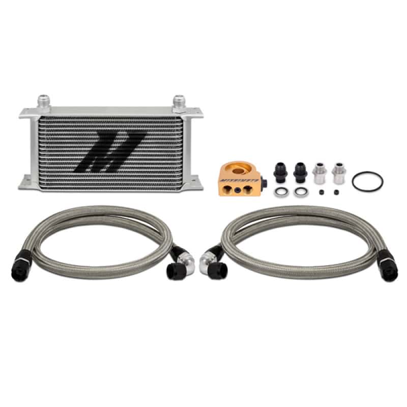 Mishimoto — Mishimoto Universal 19 Row Thermostatic Oil Cooler Kit - view 3