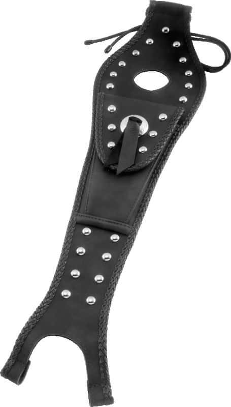 Mustang Motorcycle — Mustang 00-15 Harley Softail Standard Rear Tire Sport Touring Solo Seat w/DBR Studs - Black - view 2