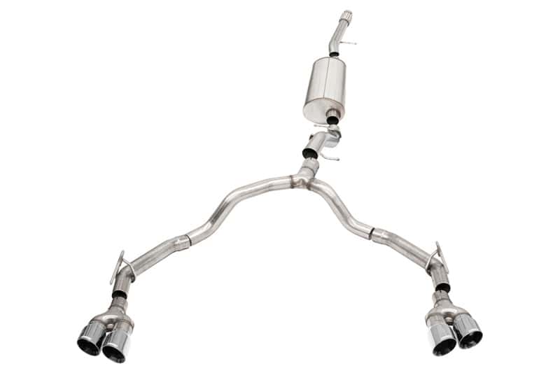 CORSA Performance — Corsa 2021-2025 Suburban/GMC Yukon XL 6.2L 4WD Dual Rear 3/2.75in Sport Cat-Back DW 4in Pol Tips
Exhaust - view 1