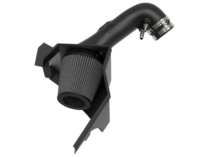 aFe — aFe Magnum FORCE Stage-2 Pro DRY S Cold Air Intake System 15-17 Ford Mustang GT V8-5.0L
Magnum FORCE Intake - view 3