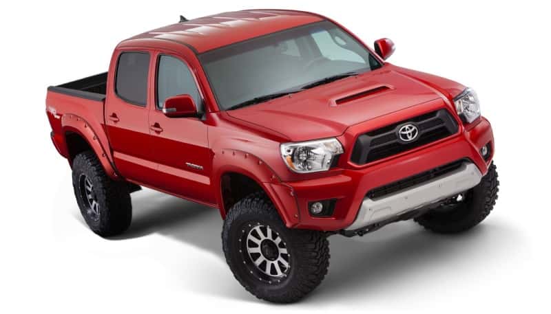 Bushwacker — Bushwacker 12-15 Toyota Tacoma Fleetside Pocket Style Flares 4pc 73.5in Bed - Black
FF Pocket Style 4Pc - view 3
