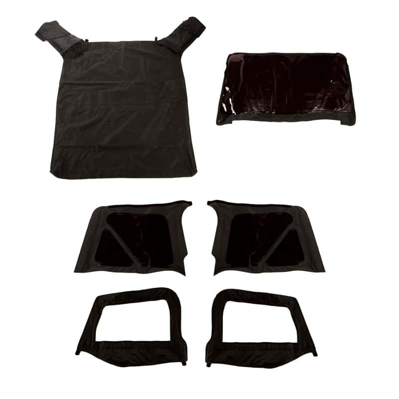 Rugged Ridge — Rugged Ridge Montana S-Top Black Diam w/SkinsTinted 97-06 TJ
OFFROAD_TOPS
Top-Soft - view 2