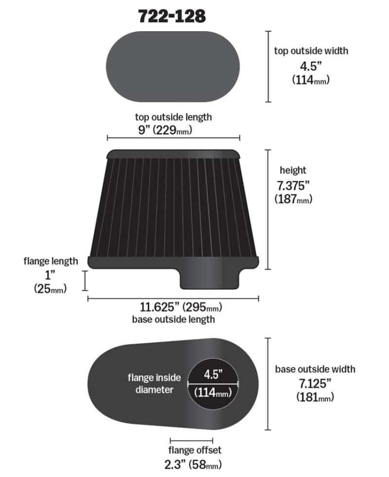 Airaid — Airaid Dodge 5.9/6.7L DSL / Ford 6.0L DSL Kit Replacement Air Filter - view 8