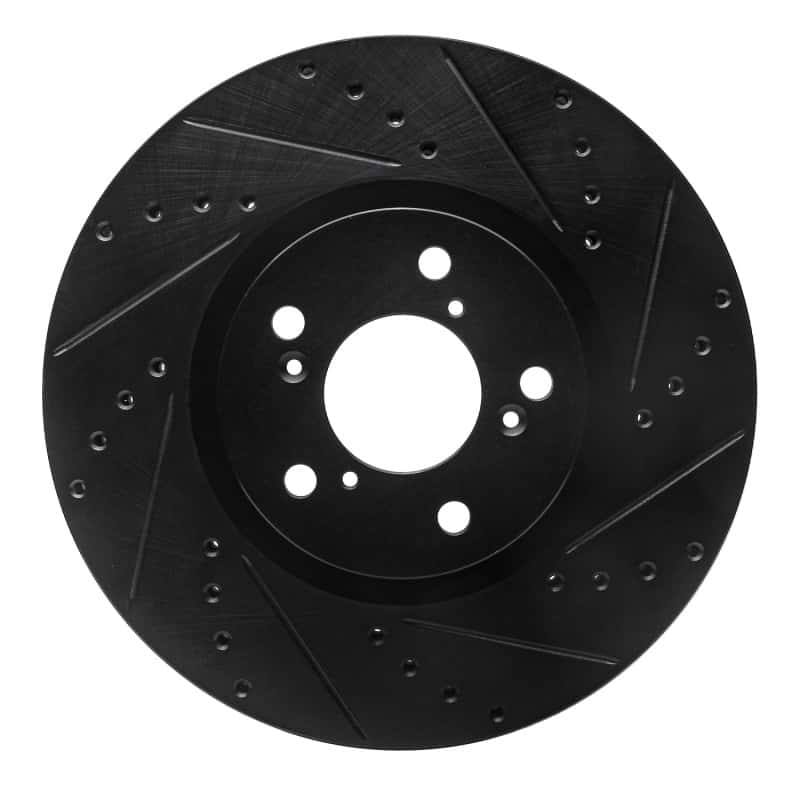R1 Concepts — R1 07-20 Acura MDX Front Right Drilled & Slotted Black Brake Rotor
R1 Brake Rotor Drill - view 1