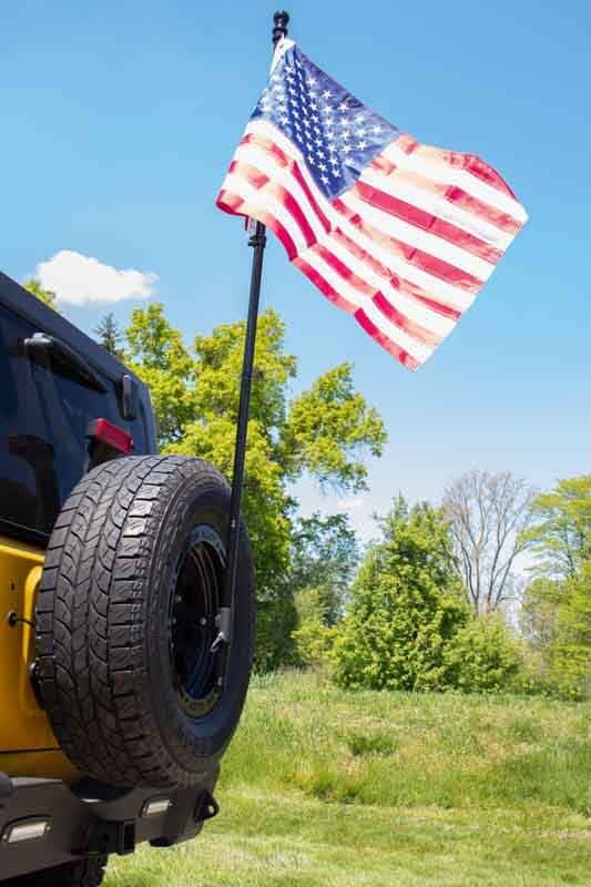 Fishbone Offroad — Fishbone Offroad Spare Tire Flag Mount - view 7