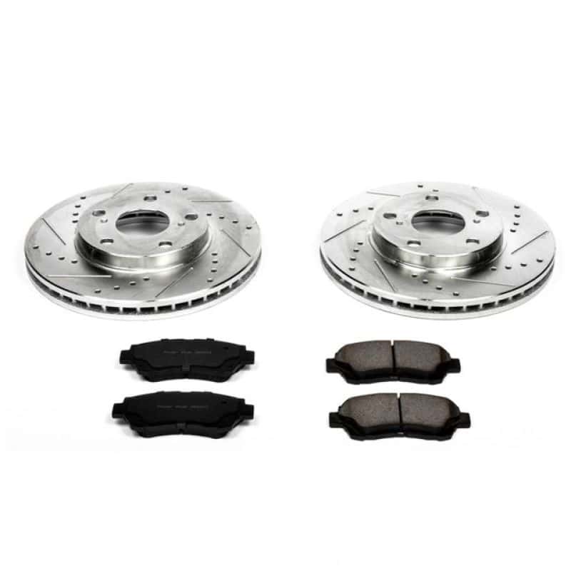 PowerStop — Power Stop 92-96 Lexus ES300 Front Z23 Evolution Sport Brake Kit - view 1