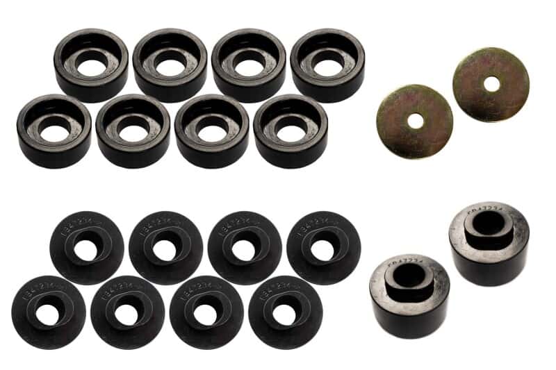 Fishbone Offroad — Fishbone Offroad 08-18 Ford F-250 - Black Polyurethane Body Mount Kit - view 1