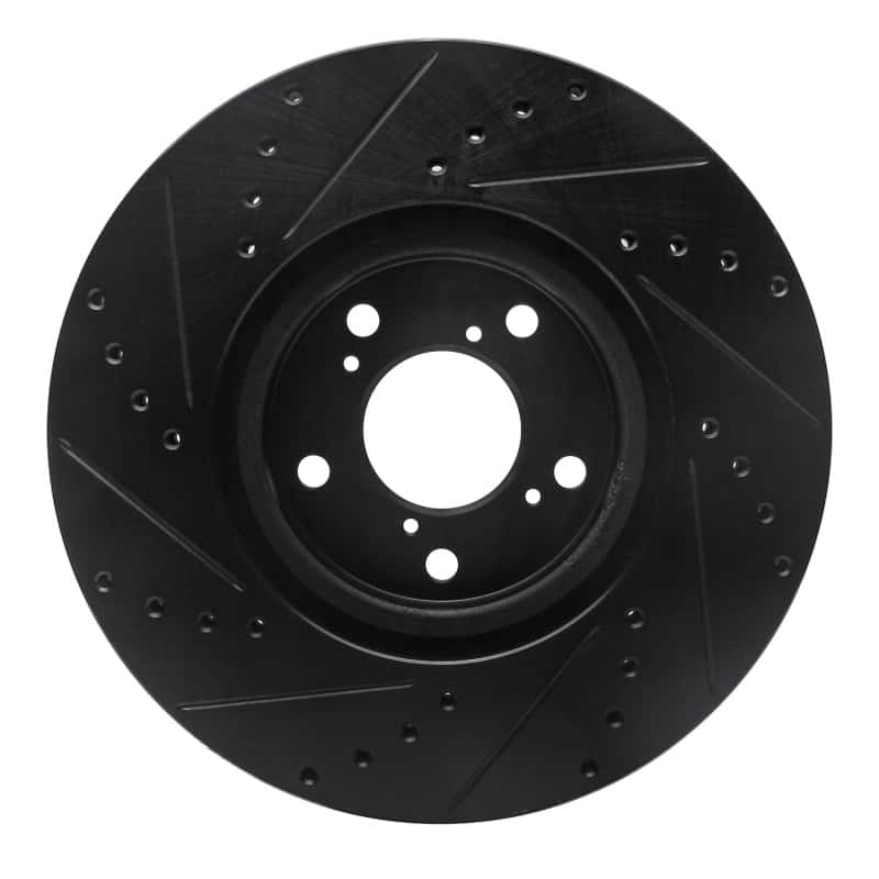 R1 Concepts — R1 07-20 Acura MDX Front Right Drilled & Slotted Black Brake Rotor
R1 Brake Rotor Drill - view 5